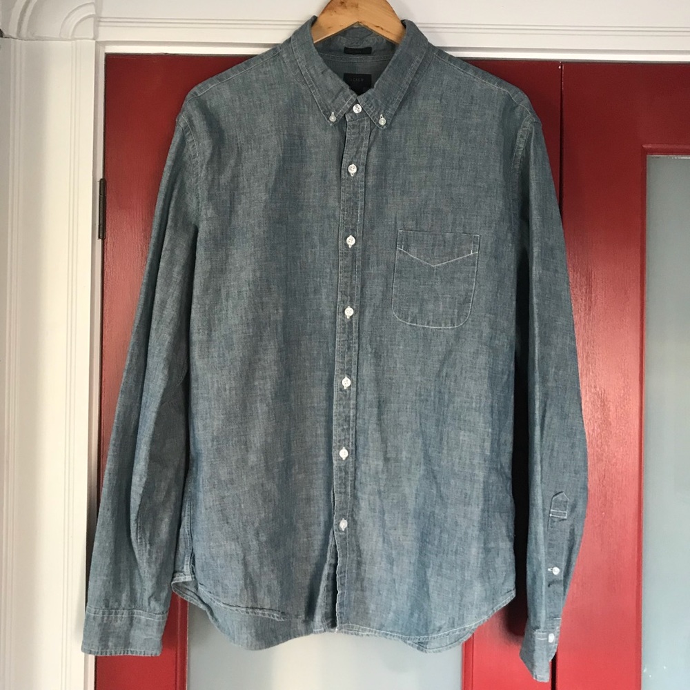 J. Crew men’s slim chambray button down